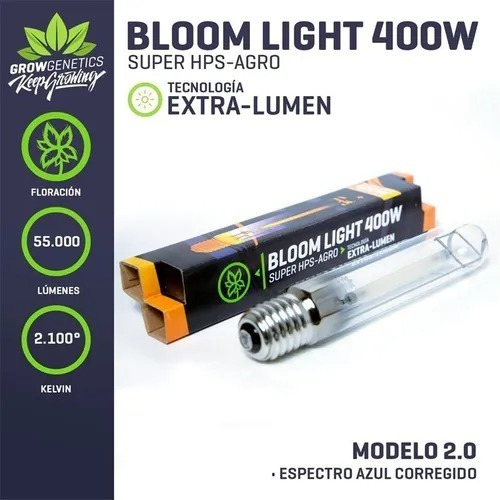 Ampolleta Sodio 400w Extra Lumen - Grow Genetics