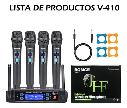 Sistema De Micrófono Inalámbrico Bomge, Juego De Micrófono I