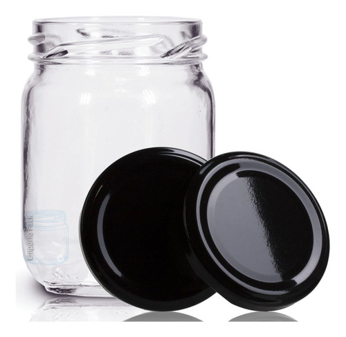 Imagem 2 de 6 de 12 Potes De Vidro Conserva 200ml Com Tampa E Lacre
