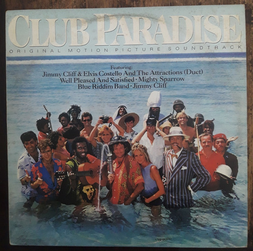 Lp Vinil (nm) Club Paradise Original Motion Picture Ed Br 
