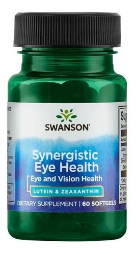 Synergistic Eye Health  Salud Ocular 60 Cap Swanson