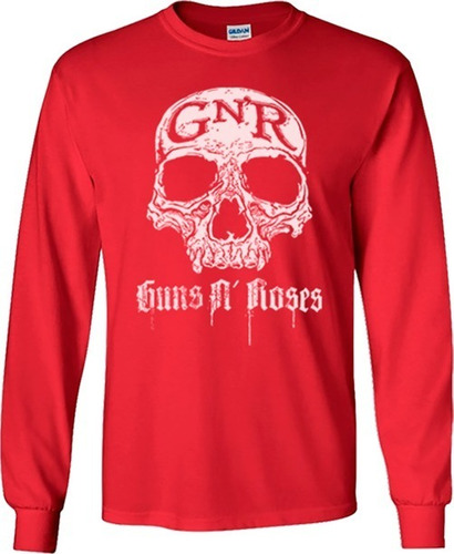 Guns N Roses Playeras Manga Larga Para Hombre Y Mujer D8
