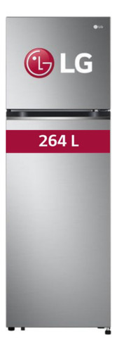 Refrigeradora LG 264 Lt Top Freezer Plateado Nuevo Modelo