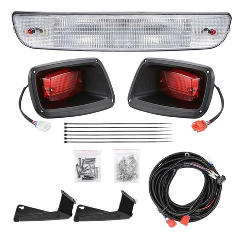 Kit De Faros Led Y Luces Traseras Para Carrito De Golf P