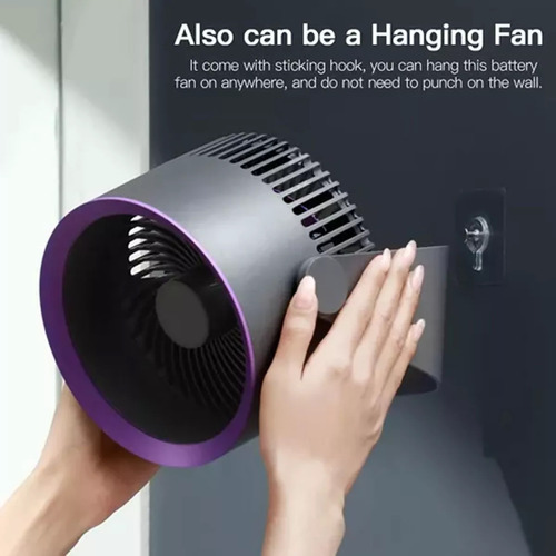Ventilador De Escritorio Inalámbrico Usb Recargable Portátil