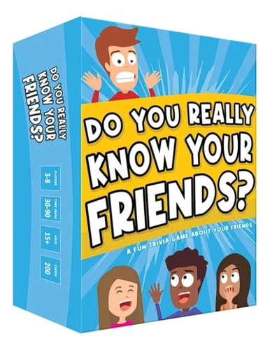 Juego De Mesa ¿realmente Conoces A Tus Amigos?