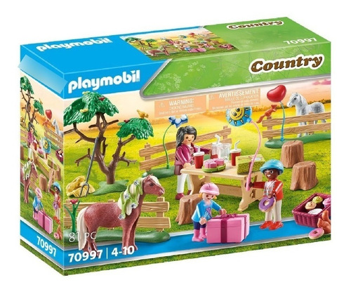 Playmobil Fiesta De Cumpleanos Country Art 70997 Loonytoys