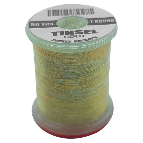 T-round Tinsel Pocket Rockets 50yds Atado De Moscas