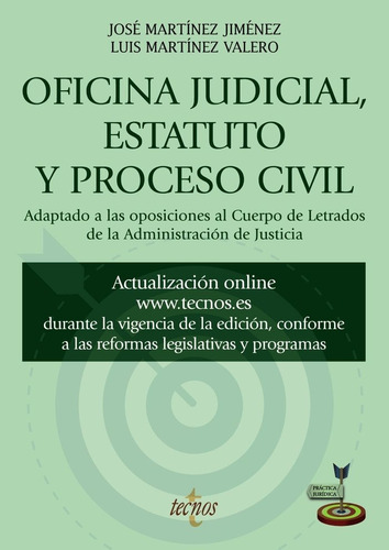 Libro Oficina Judicial Estatuto Y Proceso Civil - Martine...