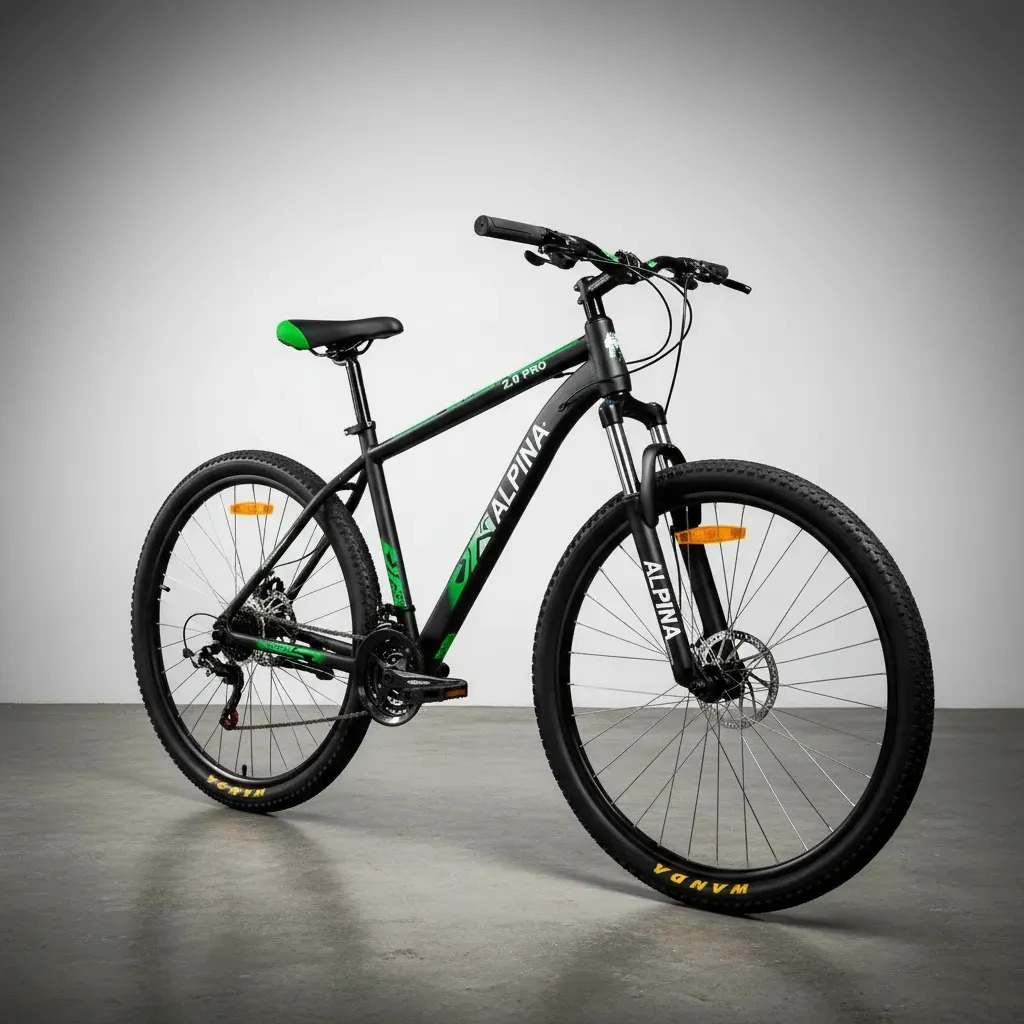 Bicicleta Alpina 2.0 Mtb 29 21 Vel. Freno Caliper Shimano Color Negro Verde 2.0 Std2 Tamaño Del Cuadro L