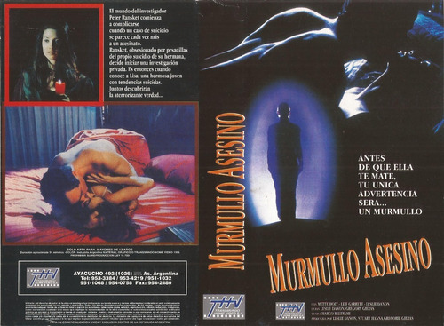 Murmullo Asesino Vhs Terror The Whispering 1995