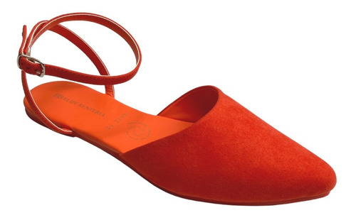 Imagen 5 de 10 de Zapatos De Piso Dama Felipe Rentería Flat Pulsera Al Tobillo
