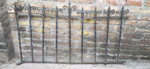 Rejas Para Jardín Cerco Parque De Hierro Forjado Macizo. (Usado)