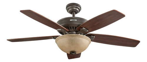 Ventilador de techo Tornado 52 Pulgadas Bronce Cinco Aspas Coolfan