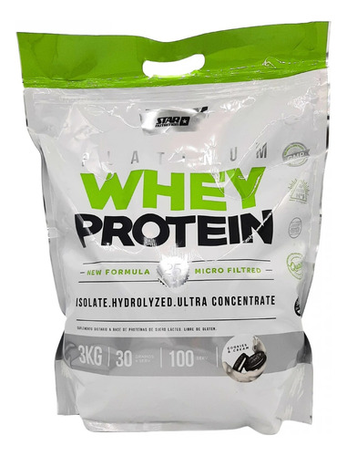 Proteina Premium Whey Protein Star Nutrition 3kg - Envios!