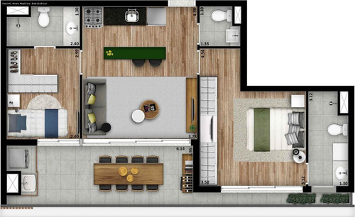 Imagem 3 de 15 de Apartamento Para Venda Em São Paulo, Vila Mariana, 2 Dormitórios, 1 Suíte, 2 Banheiros, 1 Vaga - Cap3551_1-1720121