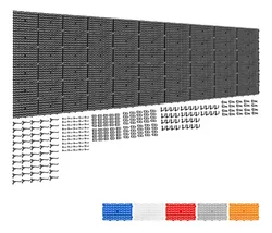 Comprar Painel De Ferramentas Organizador Plastico Ajustável 295x104 no Mercado Livre