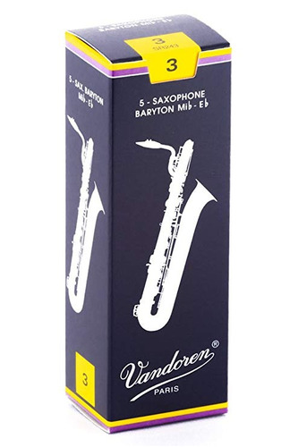 Vandoren Sr243 Saxofón De Bari Tradicionales Cañas De La Fue