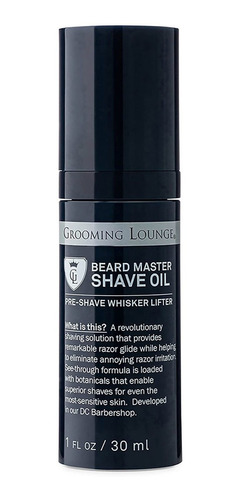 Grooming Lounge Beard Master - Aceite De Afeitado - Elimina
