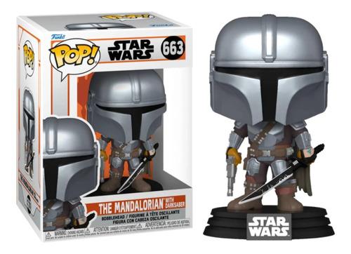 Funko Pop! The Mandalorian With Darksaber Star Wars