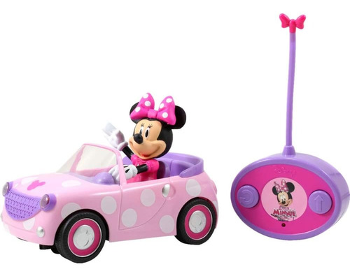 Disney Junior Minnie Mouse Coche Roadster Car Con Lunares