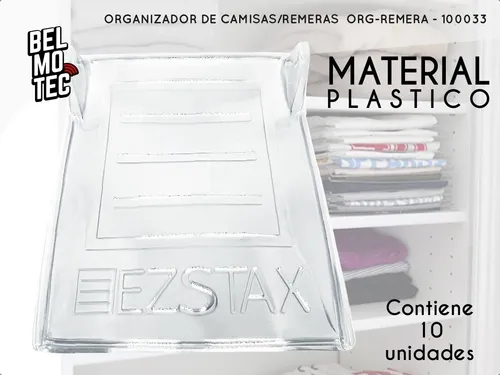 Organizadores Ropa Viaje Organizar Remeras Camisas Apiladas