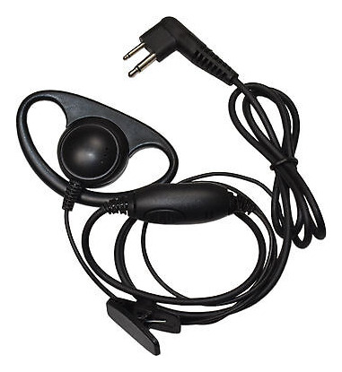 Hqrp D Shape Earpiece Headset For Motorola Dtr410 Dtr550 Ccl