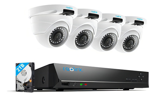 Reolink Rlk8-420d4 Sistema De Videovigilancia Poe De 4 Mp 8