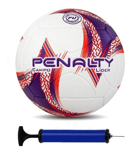 Bola De Futebol Campo Penalty Lider Original Com Bomba