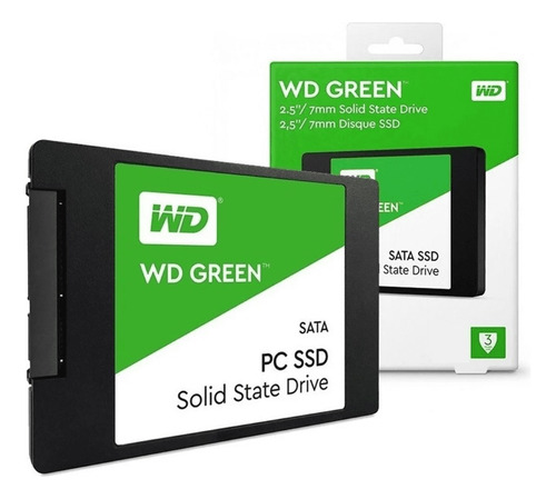 Disco Duro Ssd Solido 480gb Wd Green Sata Iii 2.5 7mm 545mb