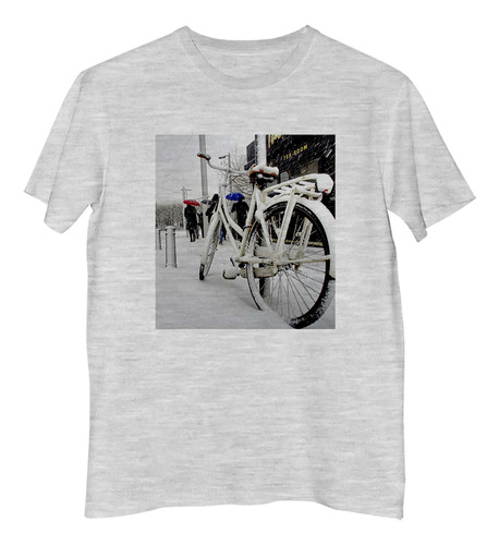 Remera Hombre Bicicleta Transporte Invierno Winter Ice P5