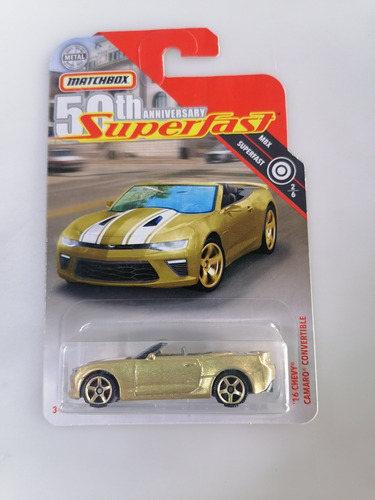 Matchbox Chevy Camaro 50 Th Super Fast 