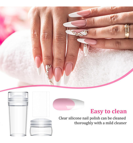 Estampador De Uñas De Silicona Estampador De Uñas Francés Se
