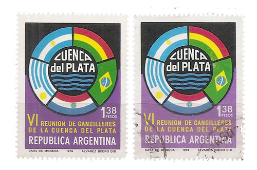 Argentina Gj 1657 Cancilleres Cuenca D Plata 981 Mint+ Usado
