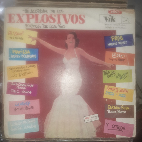 Vinilo Te Acordas De Los Explosivos Exitos De Los 60 Ww Cp3