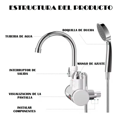 Llave Lavaplatos Electrica Llave Flexible Monomando Lavaplat