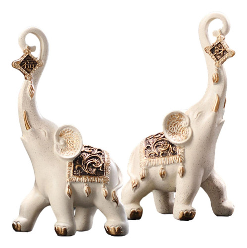 2x Estatuas De , Colección De Estatuillas De Resina,