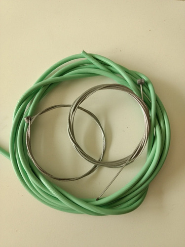 Forro Vaina Y Cables De Freno Bicicleta Verde Agua Bianchi 