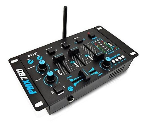 Mezclador Dj Bluetooth Pmx7bu, Negro.