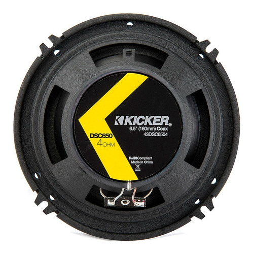 Imagen 8 de 10 de Par Parlantes Kicker 6 6,5 Pulgadas Premium 240w Pmpo Dsc650