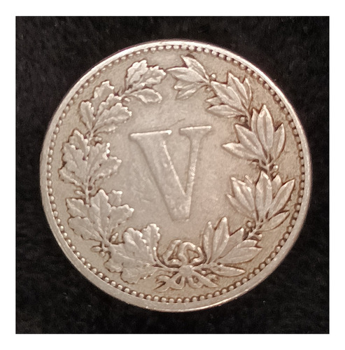 México 5 Centavos 1882 Muy Bueno Km 399