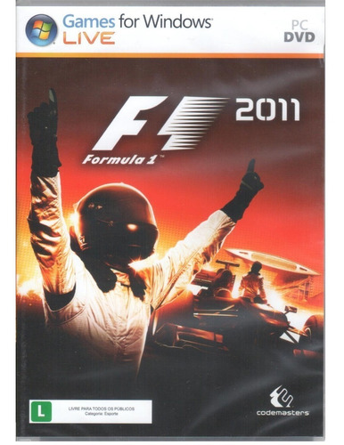 Formula 1 F1 2011 Pc Original Mídia Física Lacrado