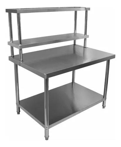 Mesa De Trabajo En Acero Inox 110cm X 60cmx90cm Envío Gratis