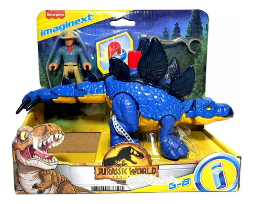 Conjunto Dr. Grant E Stegosaurus - Mattel