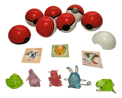 100 Pokebolas De 1 Pulgada + 100 Pokebolas De 2 Pulgadas