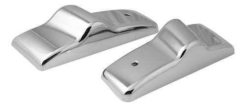 Soportes De Espejo De Puerta Cromados, 2 Piezas, Compatible