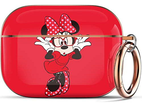 Iqouda Minnie Mouse AirPods Pro Case Designed For AirPods