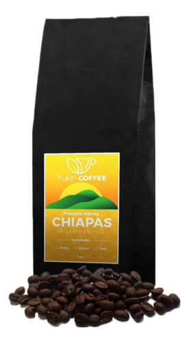 Café De Altura 100% Arabigo De Chiapas, Honey 1kg. 