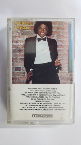 Michael Jackson Of The Wall Cassette Casi Nuevo