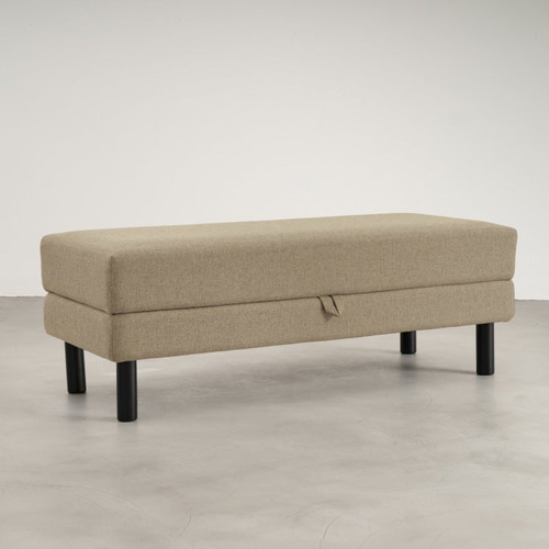 Conjunto Puff Baú 120cm E Bandeja Antúrio Cabecasa Wt